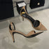 Pointed Toe Ankle Strap Gladiator Heels For Women Sandal
