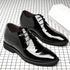 Elevator Dress Shoes for Men Patent Leather Heighten Formal Oxfords