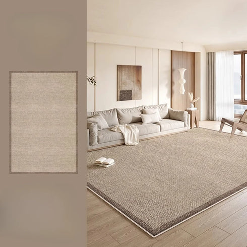 Fluffy Soft Cream Style Rugs for Bedroom and Living Room Decoration Washable Plush Carpet