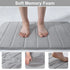 Absorbent Non-Slip Bath Mat Soft Memory Foam Bathroom Rug Machine Washable Foot Mat