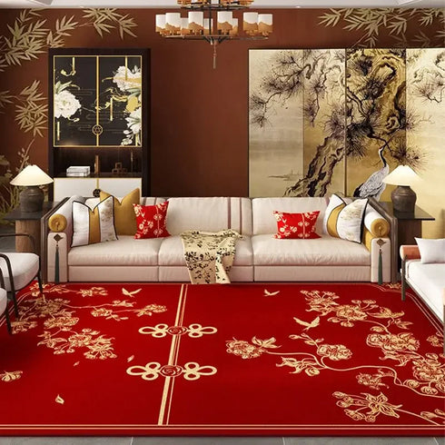 Luxury Area Rug for Living Room and Bedroom Classic Style Non-Slip Carpet