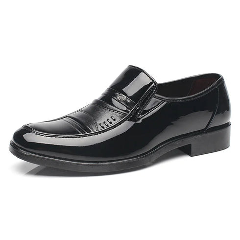 Stylish Men's Oxford Dress Shoes - Formal Round Toe Business and Wedding Loafers for Every Occasion, Comfortable and Breathable Fashion Footwear