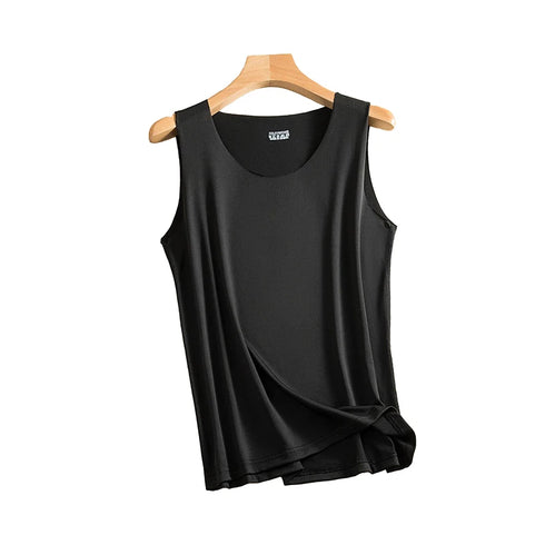 Ladies Slimming Ice Silk Tank Top - Casual Summer Inner Wear for Women, Seamless Vest Perfect for Students and Everyday Comfort