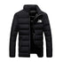 Thick Winter Men's Casual Parker Jacket - Warm Windproof Cotton Filled Down Outerwear with Pockets