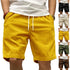 Trendy Retro Corduroy Men's Casual Work Shorts for Summer