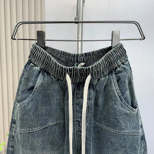 Fashion Loose Hip Hop Striped Jeans Retro Style Men Clothing