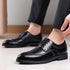 Men Classic Retro Brogues Lace Up Business Leather Shoes Formal Office Flats Wedding Party Oxford Shoes