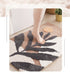 Leaves Bathroom Rugs Non Slip Soft Microfiber Bath Mat Extra Soft Water Absorbent Shower Floor Rug