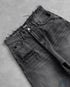 Y2k Black Punk Wash Baggy Work Shorts Casual Streetwear