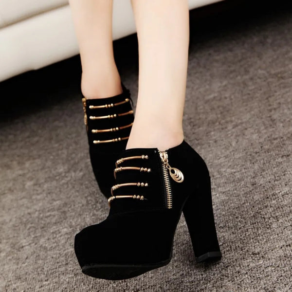 High Heels Women Pumps Summer Wedding Ankle Boots Shoes