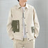 Men's Retro Colorblock Bomber Jacket with Pockets - Casual Autumn Baseball Uniform for Stylish Outfits