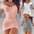 Summer Women Dress Sexy V-Neck Club Dresses Slim Mini Party Dress