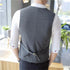 Men's Formal Slim Fit Double Breasted Sleeveless Suit Vest Business Casual Fashion