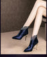 Elegant Embossed Stiletto Pumps with Peacock Pattern for Women - Perfect for Autumn Banquet Parties