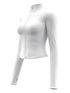 Waist Slimming Training Top Women’s Tight Stand Collar Zipper Fitness Yoga Shirt