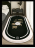 Cashmere Imitated French Oval Bed Rug for Living Room and Study, Dirt Resistant Non-Slip Carpet