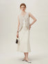 Elegant Women's Blazer Suit Jacket Set for Office Ladies - Formal Vest and Skirt Ensemble for Spring/Summer 24FS11075