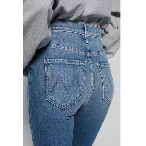 High Elastic High Waist Slim Fit Denim Pants for Women