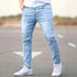 Distressed Skinny Jeans For Men Slim Fit Denim Biker Holes Mens Jeans