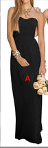 A-Line Chiffon Bridesmaid Dresses Elegant Floor-Length Sleeveless Gown For Wedding Party Occasion