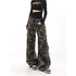 Casual Wide Leg Pants for Women - Y2K Hip-Hop Cargo Overalls with Camouflage Design, Perfect for Fall Outfits and Grunge Style Inspiration