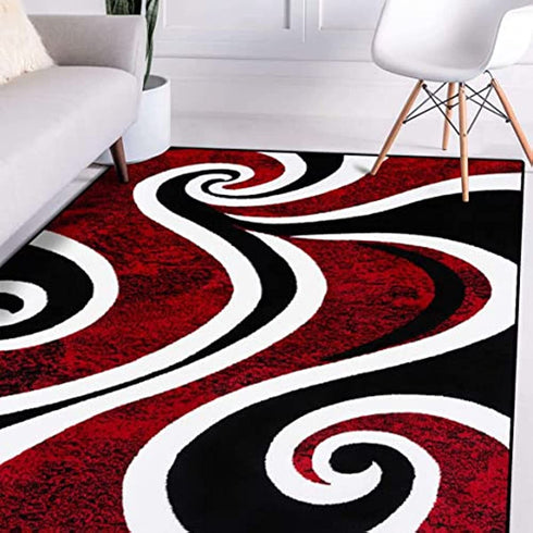 Modern Swirl Design Carpet for Living Room Luxury Home Decor Large Area Rugs Bedrooms Children's Play Mat