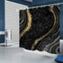 4 Piece Doormat Shower Curtain Set with Non-Slip Rugs Toilet Seat Cover and Bath Carpet for Bathroom Decor