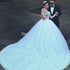 Formal Dresses Long Sleeve Wedding Dress Bride Gown Fairy