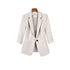 Elegant Women's Casual Blazers Jacket and Slim Fit Pants Two Piece Suit for Professional Summer Wear - Stylish Korean Inspired Outfit Set