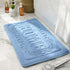 Rectangle Bath Mat Non-Slip Foam Rug for Bathroom and Kitchen