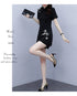 Women's Suit Chinese Style Outfits Matching Crop Top Shorts Two Piece Sets Summer Retro Cheongsam Lady Clothes