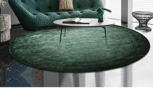 Modern Minimalist Round Carpet for Living Room Soft Plush Rug Home Decor