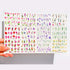 12 Floral Patterns Summer Nail Water Decals - Daffodils, Lilies, and Tulips for Stunning Nail Art Transfers and DIY Manicure Accessories