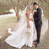 Customized Plus Size A Line Satin Strapless Wedding Dress Gowns