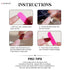 10pcs Artistic Press On Nails Featuring Elegant French Style with Hand Painted 3D Floral Designs - Perfect Summer Short Tips for Parties