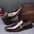 Men's Lacquer Leather Business Shoes Slip-On Korean Edition British Style