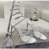 Rhinestone Snake Stiletto Gladiator Sandals For Wedding