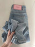 Baggy Wide Leg Jeans For Women Loose Fit Streetwear Denim Pants Vintage Punk Skater Style