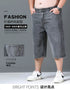 Summer Big Size Men Essentials Oversize Denim Shorts Casual Jorts