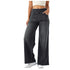 Wide Leg Pants For Women Baggy Silhouette Elastic Waist High Waist Stretch Casual Trousers Soft Fabric