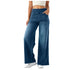 Wide Leg Pants For Women Baggy Silhouette Elastic Waist High Waist Stretch Casual Trousers Soft Fabric