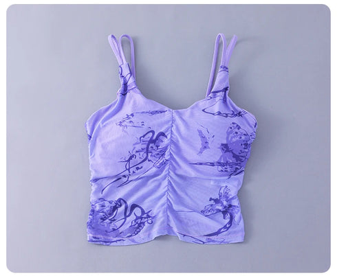 Yoga Bra Women’s Beauty Back Halter One-Piece Chest Pad Sports Crop Top