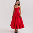 Suninheart Summer Strapless Fit and Flare Party Dress