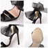 Elegant Women's Sandals with Pointed Toe and Butterfly Knot for Wedding and Office Wear