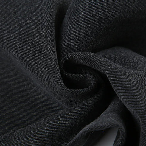 Stylish Casual Straight Leg Jeans for Women with Rhinestone Details - Perfect for Fall Outfits and Everyday Wear