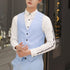 Men's Formal V Neck Tuxedo Vest - Tailored Fit Waistcoat for Business Events and Gatherings