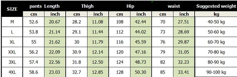 Men's Clothing Summer Elastic High Waisted Casual Knee Pants Shorts