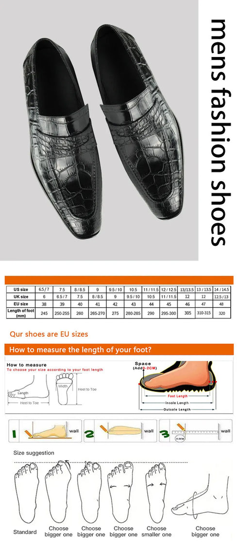 Classic Italian Men's Leather Slip-On Casual Oxford Shoes for Office and Outdoor Use