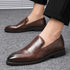 Business Formal Slip-On Leather Shoes for Men Dress Fashion Oxford Moccasins