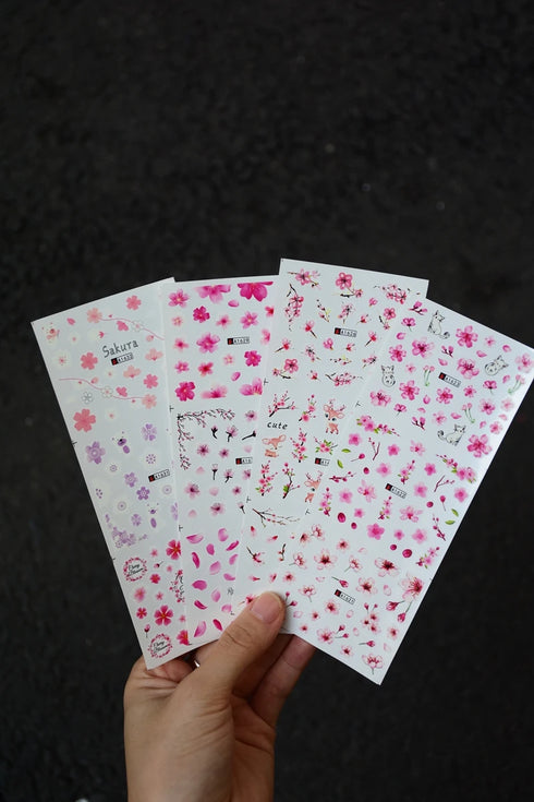 12 Floral Patterns Summer Nail Water Decals - Daffodils, Lilies, and Tulips for Stunning Nail Art Transfers and DIY Manicure Accessories